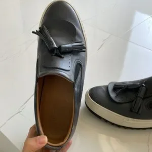 Salvatore Ferragamo Lucca Tassled Leather Shoes Luxury fashion & independent designers | SSENSE main image 2